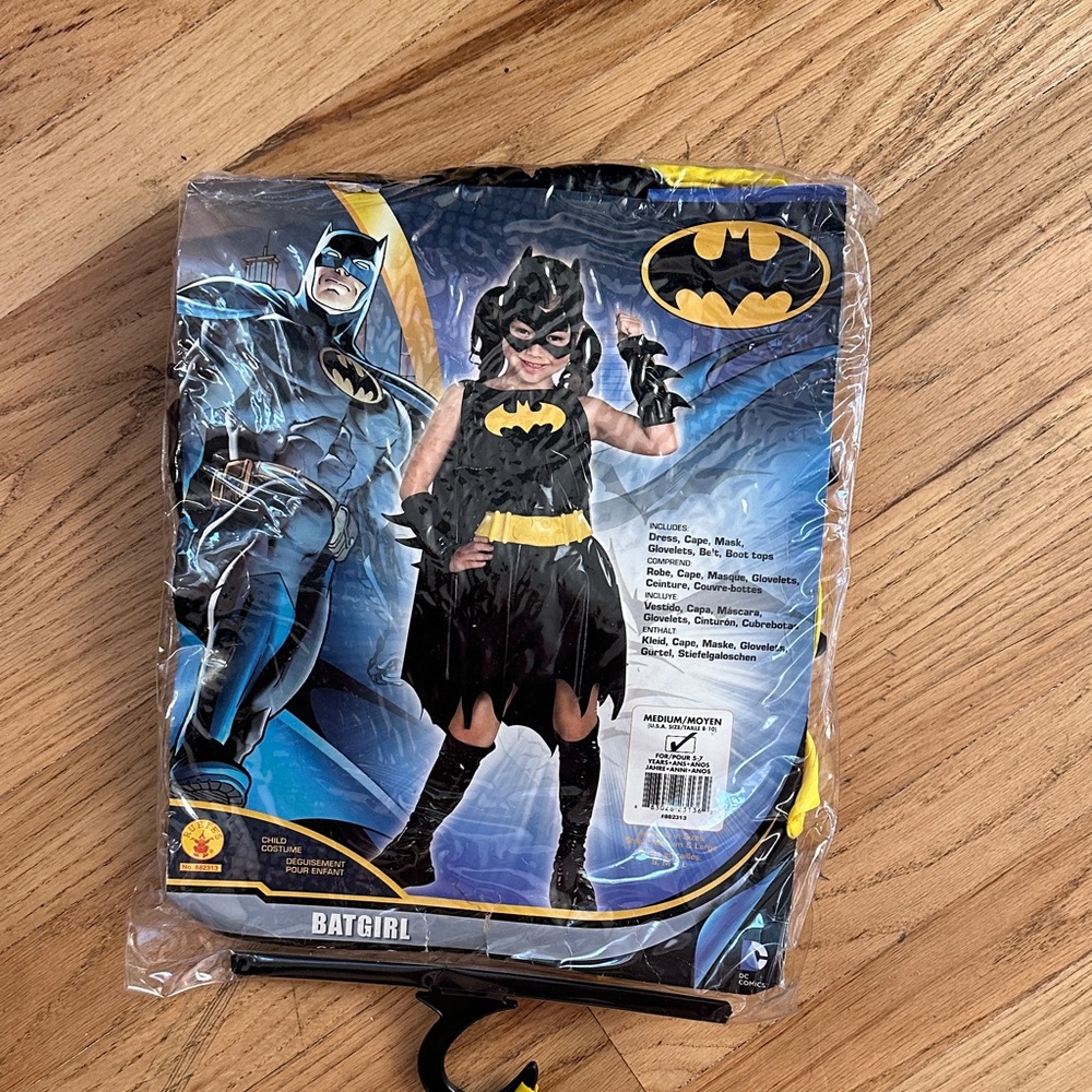 Batgirl Kids Costume - Black and Yellow